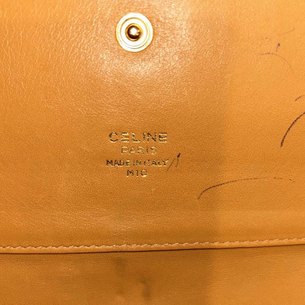 Celine Long Wallet Purse Macadamia kiss lock authentic - Picture 9 of 17